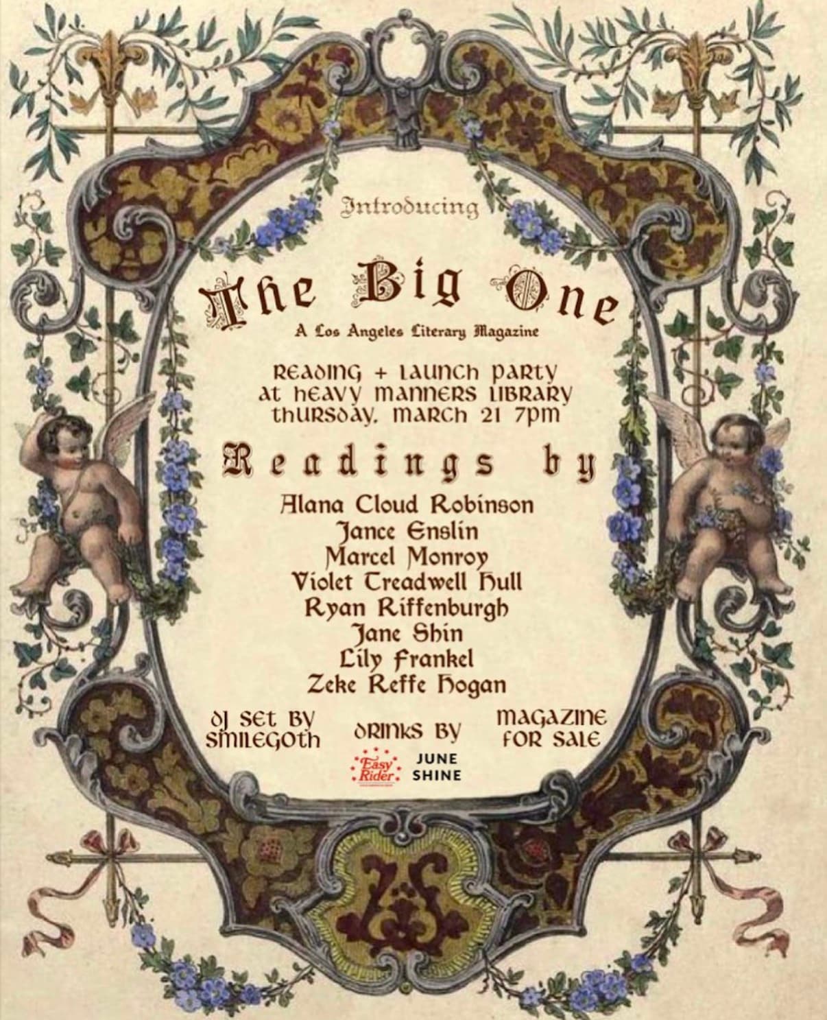 The Big One Event 1 flyer