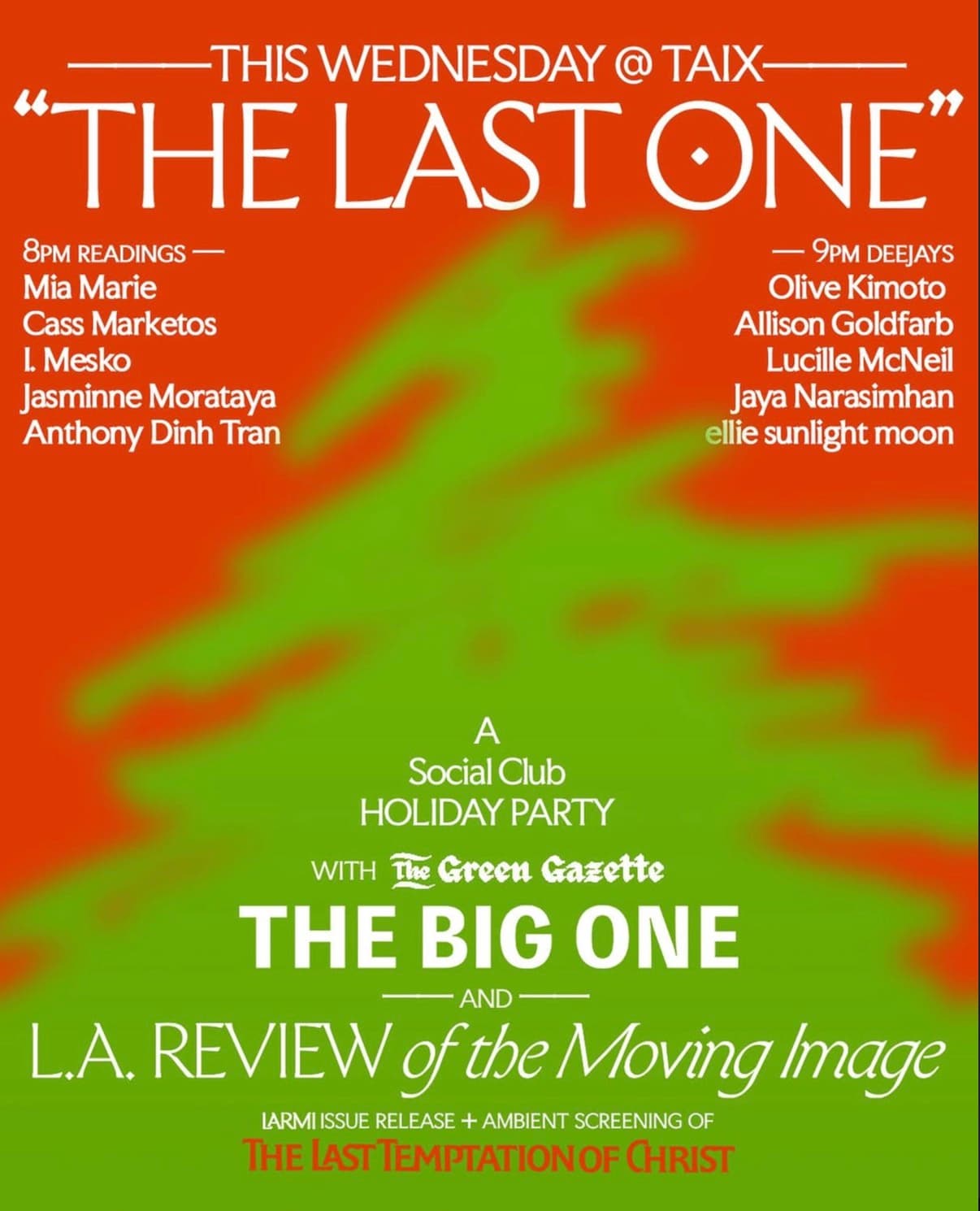 The Big One Event 14 flyer