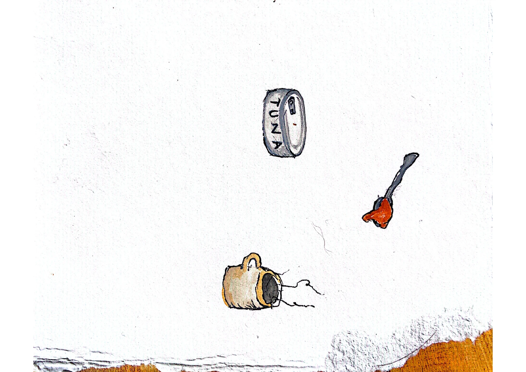 Keely Mettlen, watercolor and pen.