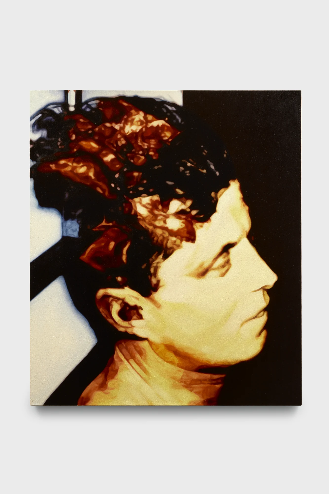 Jacob Fenton, Everything is a Rich Man’s Trick, 2024. Oil on hemp.